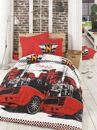 L'essentiel linge de maison Bolide - Red